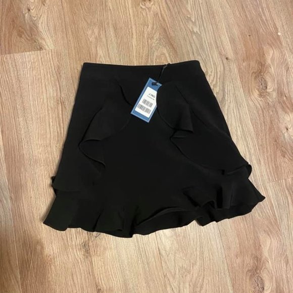 j.ing Dresses & Skirts - Black Ruffle Mini Skirt